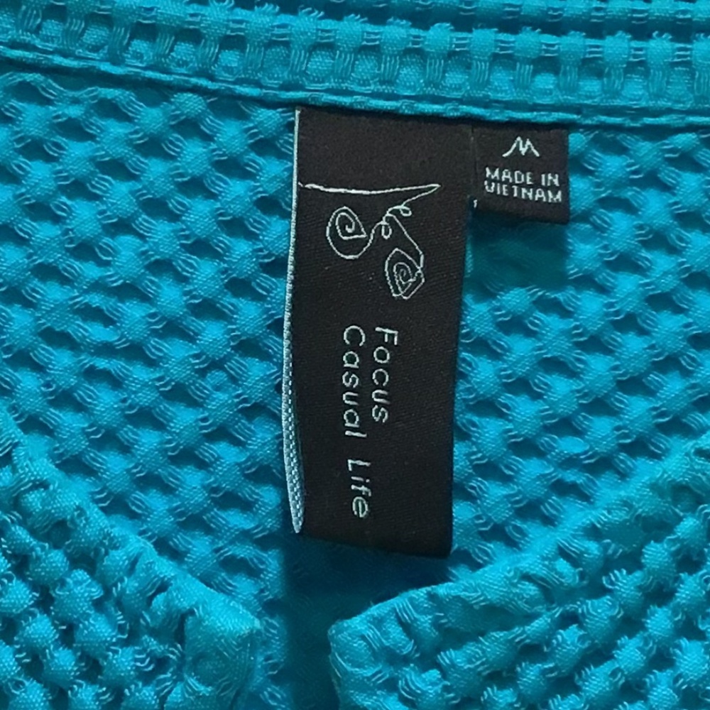 Turquoise Oversized Jacket - Picture 2 of 5